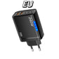 240W 5 In 1 Gan Desktop Charger 3PD 2 USB Fast Charging EU/US Charger Display Light For Iphone Samsung Xiaomi Huawei New