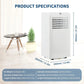 Acekool Portable Air Conditioner, 8000 BTU 3-in-1 Cooling Dehumidifier - ElectronAge
