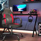 Ergonomic Gaming Chair with PU Leather Adjustable Swivel - ElectronAge