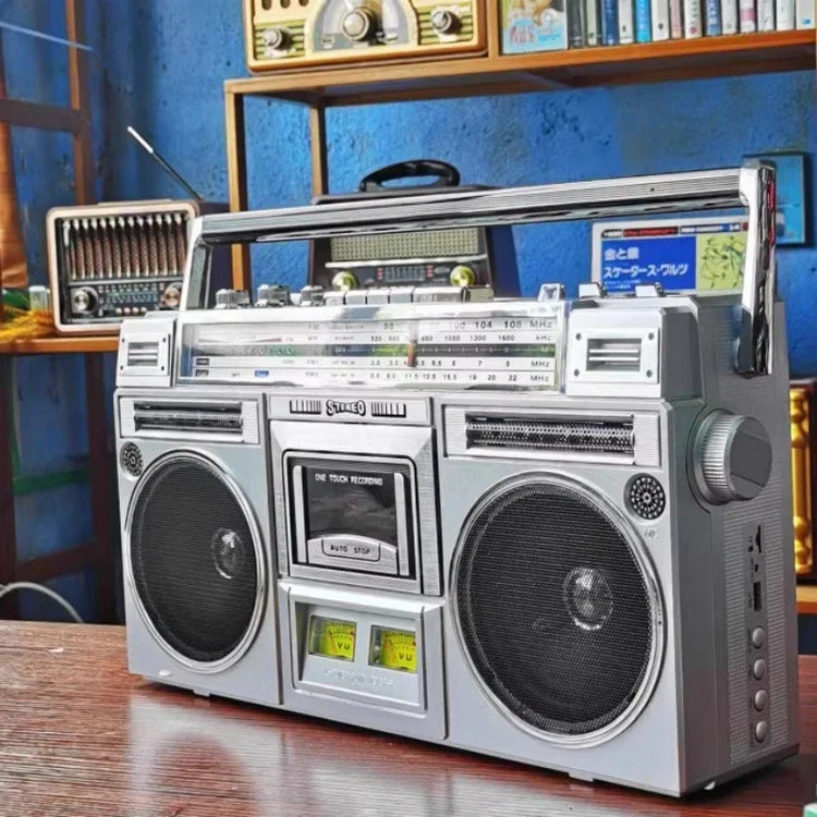 QIQIZHU Retro retro cassette player Bluetooth speaker - ElectronAge