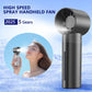 1PC Handheld Mist Spray Fan with 5 Adjustable Levels, USB Fan with Rechargeable 1200mAh, High-Speed Portable Fan.