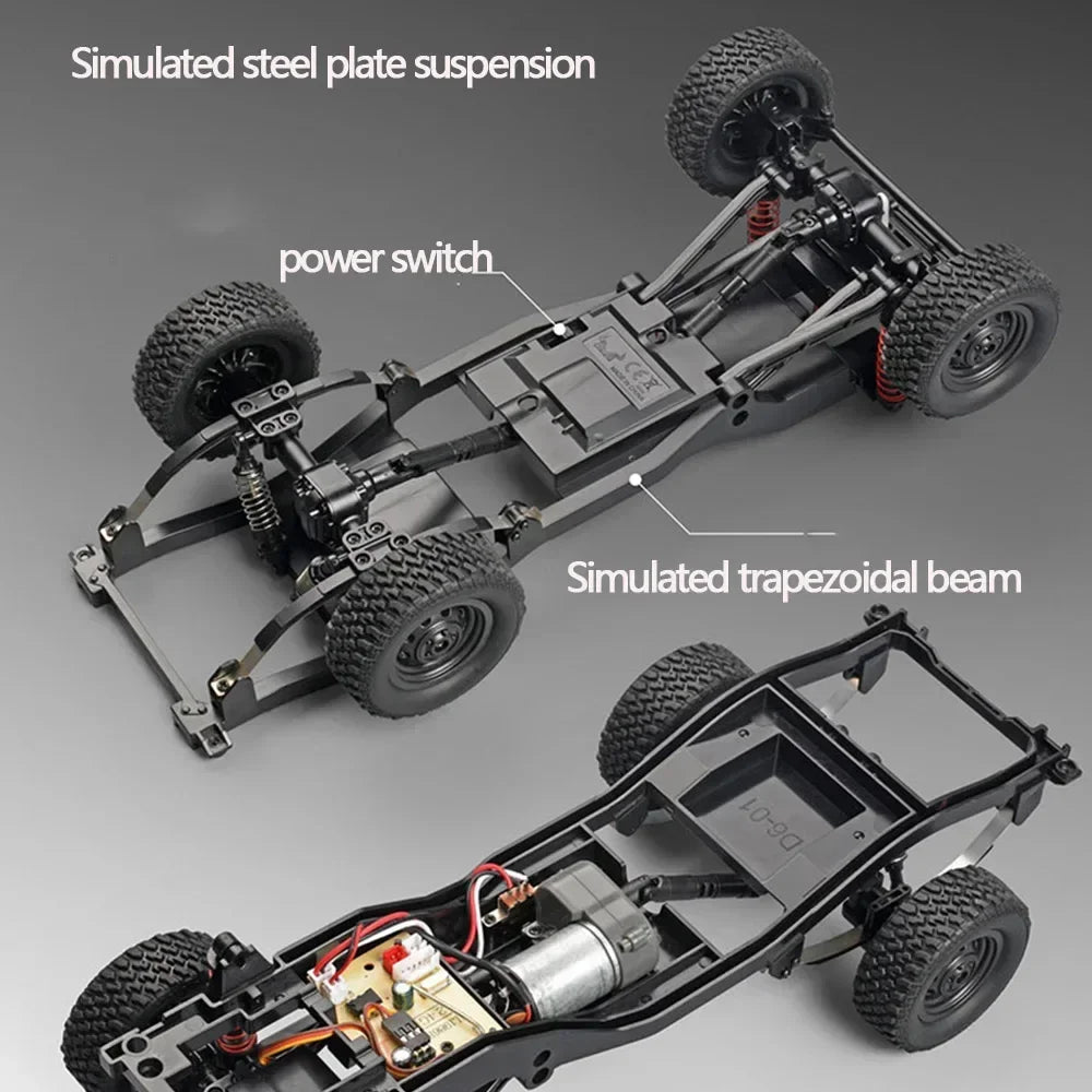 MENGXI MN82 Pro RC Car 1/12 4WD Simulation Off-road Climbing Car - ElectronAge