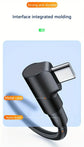 90 Degree Elbow USB C Fast Charge Cable For iPhone 17 16 15 Pro Max Samsung Xiaomi Redmi POCO OnePlus Nylon Braided Type C Cable