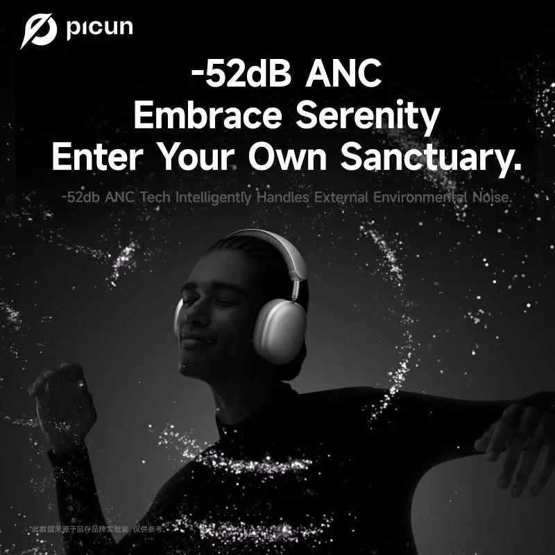 Picun F8 Pro ANC Wireless Headphones - ElectronAge