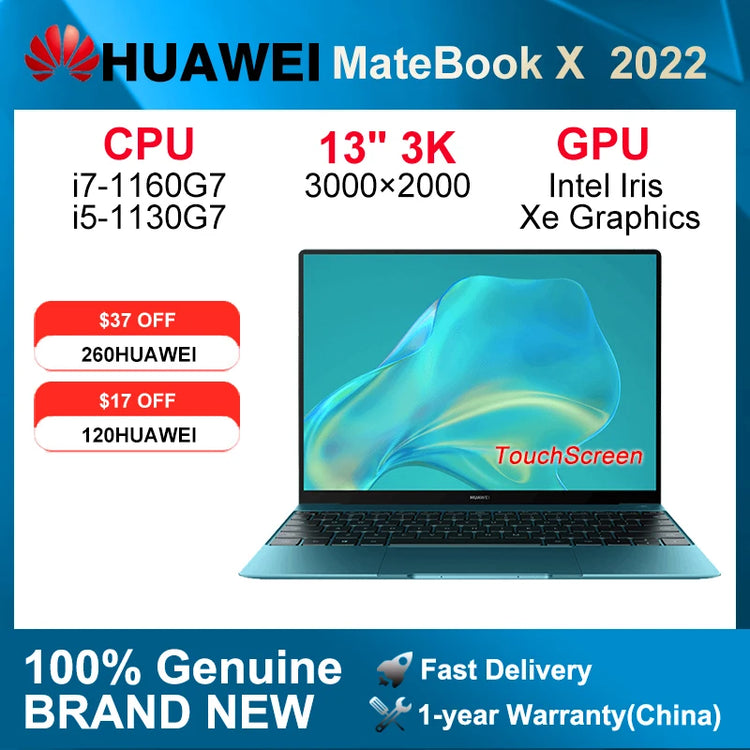 2022 HUAWEI MateBook X Laptop - ElectronAge
