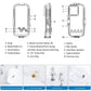 PULUZ 40m/130ft Waterproof Diving Case for iPhone 16 15 14 13 12 11 Pro Max Plus Photo Video Taking Underwater Housing Cover
