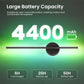 2P Rechargeable LED Wall Lamp 4400mah RGB 50CM Removable Wall Sconce Bedroom Bedside Living Room Décor Fixture Magnetism Chassis