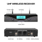 Wireless Microphone G-MARK G320AM Professional UHF 2 Channels Karaoke Mic - ElectronAge
