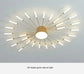 AuroraRealm Creative Fan Shaped LED Ceiling Lamp