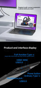 13th Gen Intel® N150 Processor Intel UHD Graphics 13-inch 2.8K 2880*1920, 60Hz Ultra HD Display  16G/32G  1TB 2TB