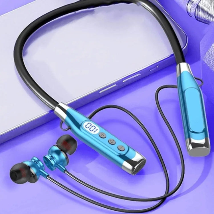 throughpp LED Digital Display Neckband Headphones - ElectronAge