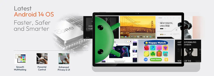 Super Large 16 Inch Pro Tablet Android 14 Tablet Helio - ElectronAge