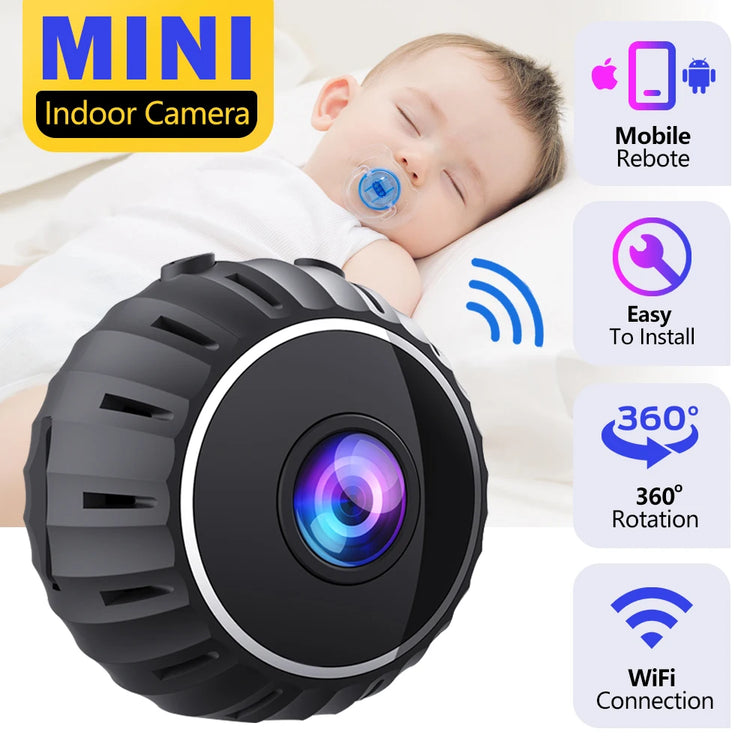 1080P Mini WiFi Camera with HD Night Vision - ElectronAge