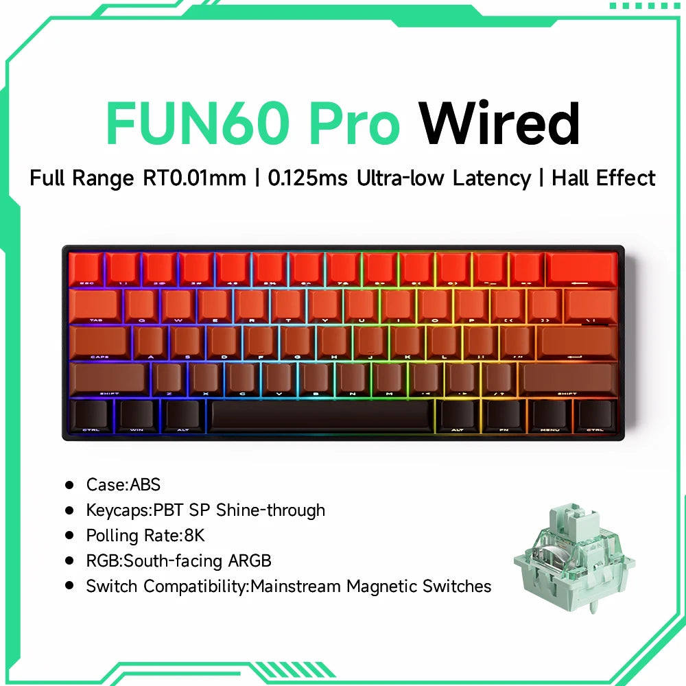 Akko MonsGeek FUN60 Mechanical Keyboard - ElectronAge