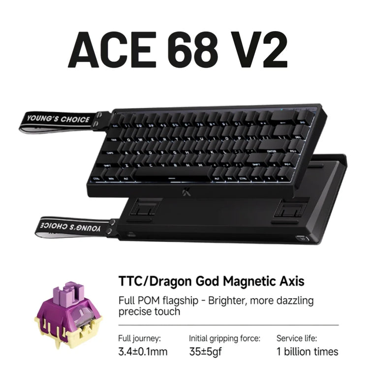 MCHOSE ACE68 V2 gaming keyboard - ElectronAge