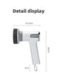 4-in-1 Electric Cleaning Brush IPX7 Waterproof Multi-Functional Wireless Handle Rechargeable Portable Brush For Bathroom Kitchen