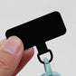 4/1PCS Ultra Thin Stainless Steel Phone Tether Tab Universal Cellphones Lanyard Patch Gasket Hang Rope Straps Metal Card Clip