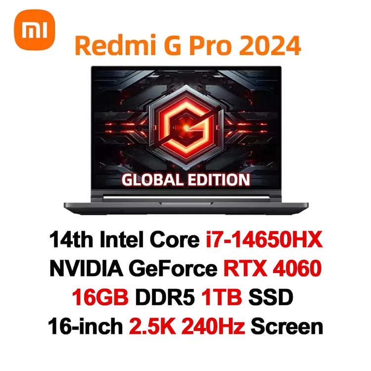 Xiaomi Redmi G Pro Gaming laptop 2024 - ElectronAge