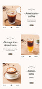 110V/220V Portable Italian coffee machine - Cold and hot dual-extraction espresso machine - Compact mini travel coffee machine