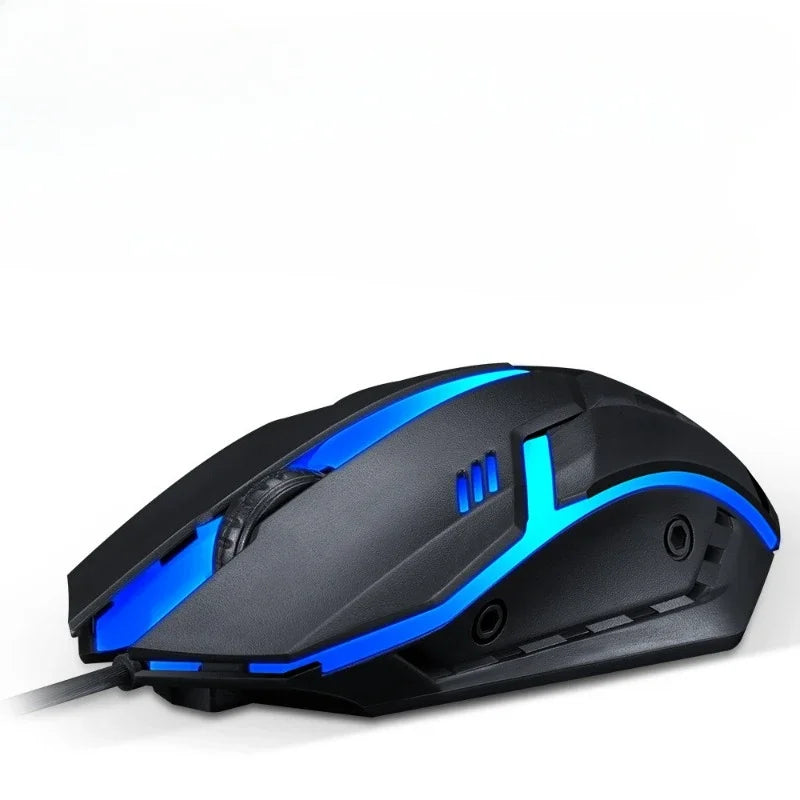 USB Wired Mouse Colorful LED Gaming Mouse 1200 DPI - ElectronAge
