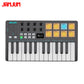JAMJUM Midi Keyboard 25-Key with Drum Pad/Knob - ElectronAge