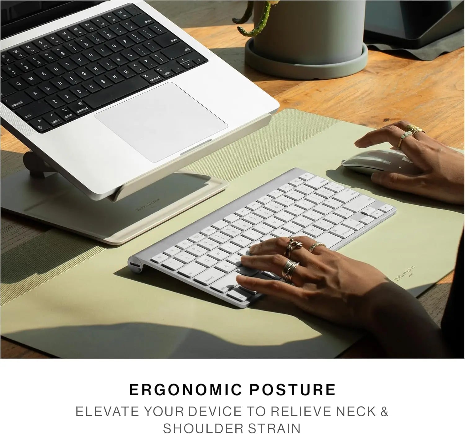 Adjustable Laptop Stand for Ergonomic Posture - ElectronAge