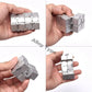 Alloy&Plastic Infinity Cube Fidget Toy Ultra-Durable Sensory Stress Reliever for Adults & Kids Anxiety Relief Gift
