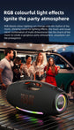 ZEALOT-S89 250W Portable Bluetooth Speaker High Volume Waterproof 48000mAh Wireless TWS Subwoofer Suporrt USB/TF/AUX RGB light.