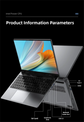 15.6" Slim Gaming Laptop Intel N95 GTX1060 Keyboard Backlight Portable Laptops notbook computer pc Windows 11 cheap price deals