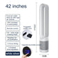 42 Inch Air Purification Circulation Bladeless Fan Ultra-Quiet Dormitory Desk Floor Electric Fan Tower Fan Bladeless Room Fan