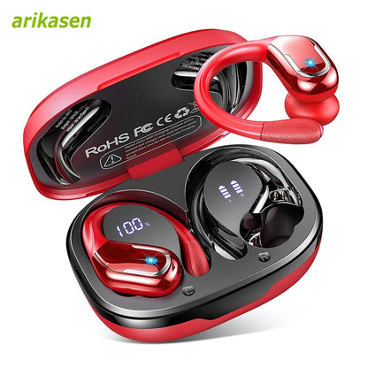 arikasen 75Hrs Bluetooth 5.3 Earphones - ElectronAge