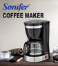 1.25L Electric Drip Coffee Maker 550W Household Coffee Machine 6 Cup Tea Coffee Pot Milk Coffee Maker for Gift 220V Sonifer