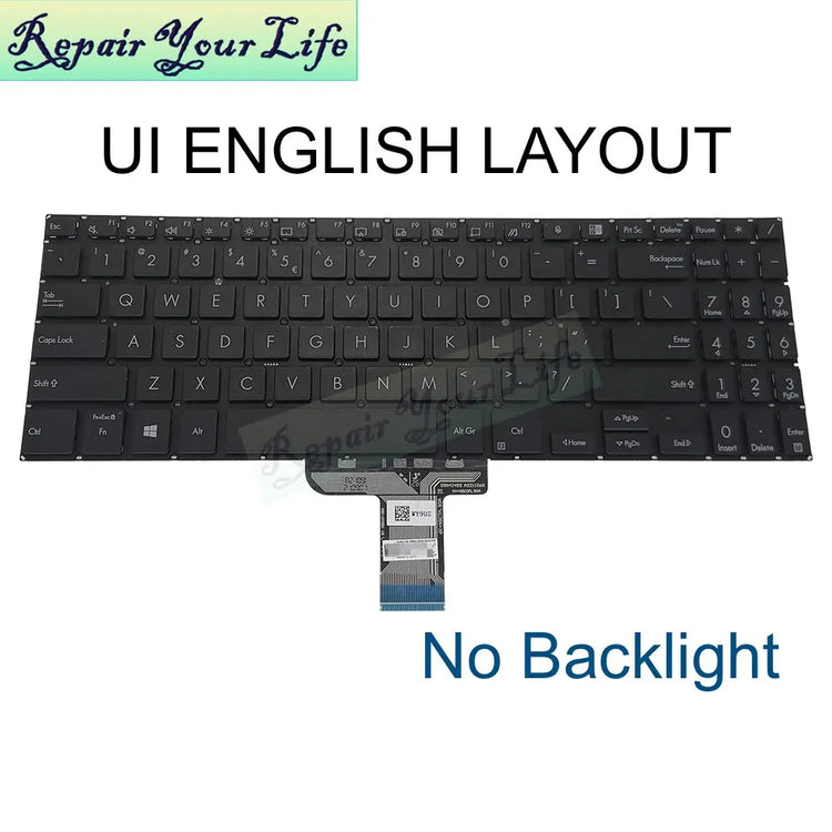 US UI Latin Backlight Keyboard For ASUS ExpertBook - ElectronAge
