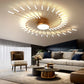 AuroraRealm Creative Fan Shaped LED Ceiling Lamp