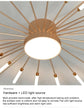 AuroraRealm Creative Fan Shaped LED Ceiling Lamp