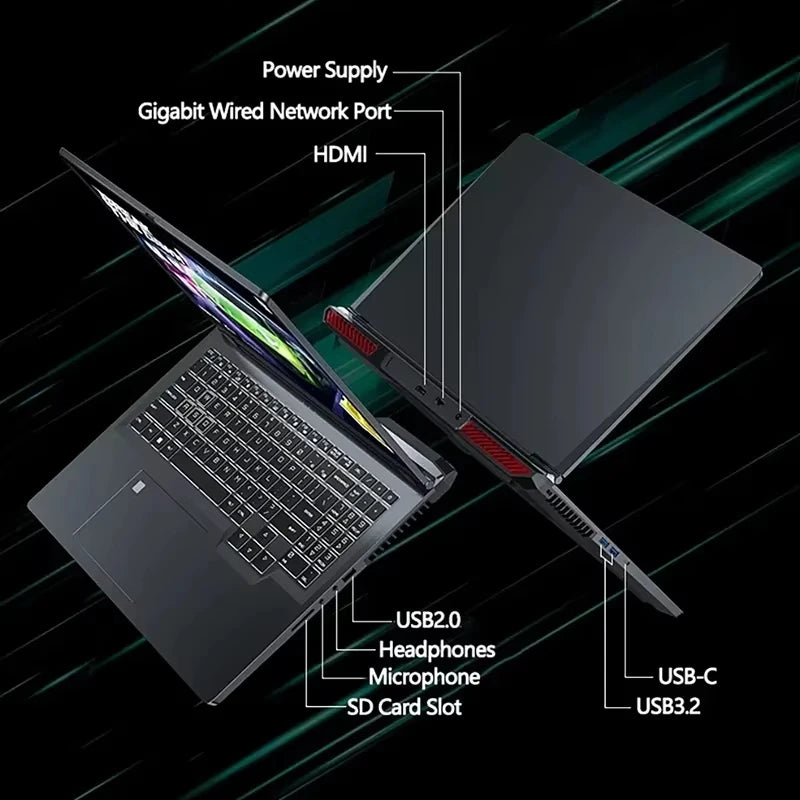 16 inch Intel Core i9-12900H NVIDIA Gaming Laptop - ElectronAge