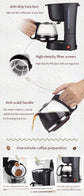 220V Electric Coffee Pot Drip Coffee Maker Home Use Coffee Machine Fully Automatic Cafe Americano Tea Brewing Machine