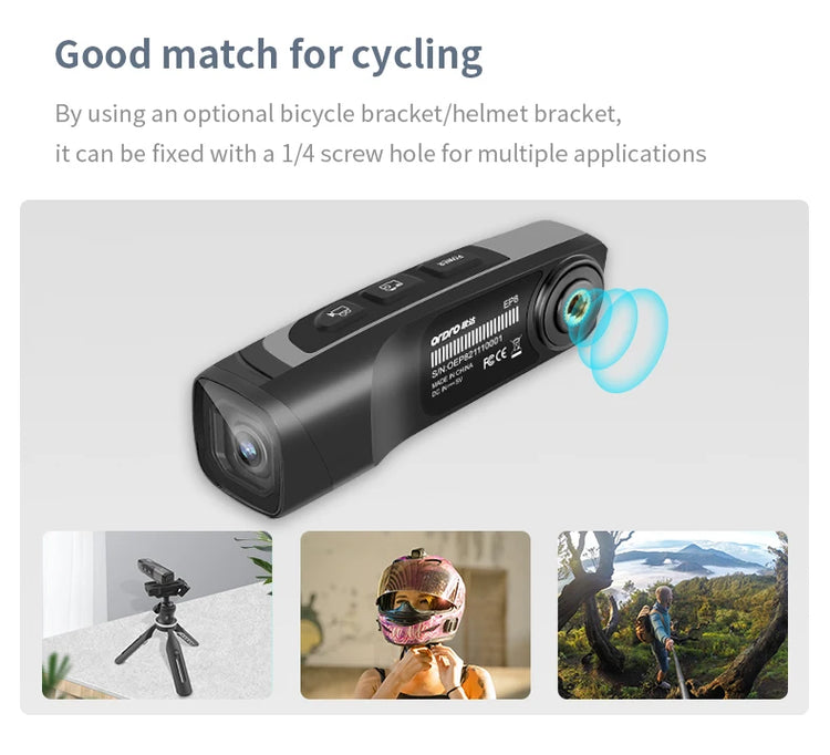 ORDRO EP8 4K 60FPS Head-Wearable Video Camera - ElectronAge