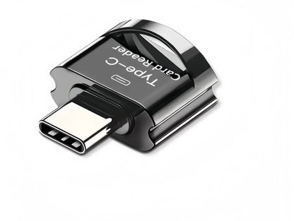 Type C Micro SD Card Reader, USB C TF Card Reader Adapter with Keychain, Compatible with MacBook, iPhone 15,Laptops