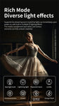 Roreta ZU80/ZU60 Photo Studio Light COB Bi-Color 2500-8500K CRI≥95 TLCI≥97 With Diffuser LED Video Lights Fill Lighting