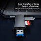 6 in 1 USB 3.0 Card Reader SD TF Card USB Flash Drive OTG Adapter for PC Type C Micro USB For Mobile Phone USB Type C Converter