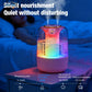 2200ML Air Humidifier USB Double Spray Port Mist Spray Heavy Fog Aroma Diffuser Essential Oils Color Light for Home Bedroom Gift