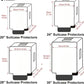 Transparent Pvc Luggage Protective Cover Wheeled Luggage Protective Cover Wear-Resistant Outer Cover Transparent Protective