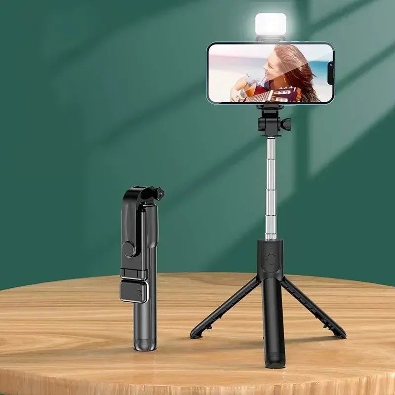 Selfie Stick Telescopic Travel Handheld Tripod - ElectronAge