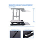 Sit Stand Up Desk Converter with Dual Monitor Mount