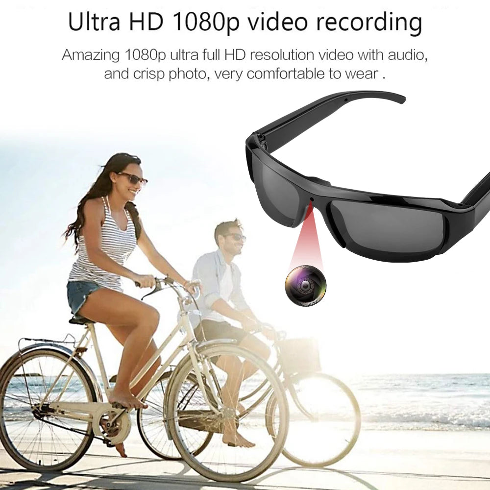 Portable 1080P HD Mini Glasses Camera Video Recorder - ElectronAge