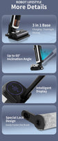 Cordless Handheld Vacuum Cleaner Wet Dry Cleaning Robot - ElectronAge