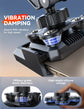 Anti-Vibration Motorcycle Phone Mount Camera Friendly Anti-Shake Bicycle Handlebar Holder with Secure Lock Universal E-Bike Scoo