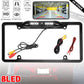 American License Plate Black Frame Car Camera Hd Infrared Night Vision Beautiful Frame Rear View Reversing Camera