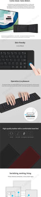 BOW Folding Smart Touch Bluetooth Keyboard for HUAWEI Mate XT/Mate X6/Mate 70 Series DESIGN FOR HUAWEI Tablet/Laptop